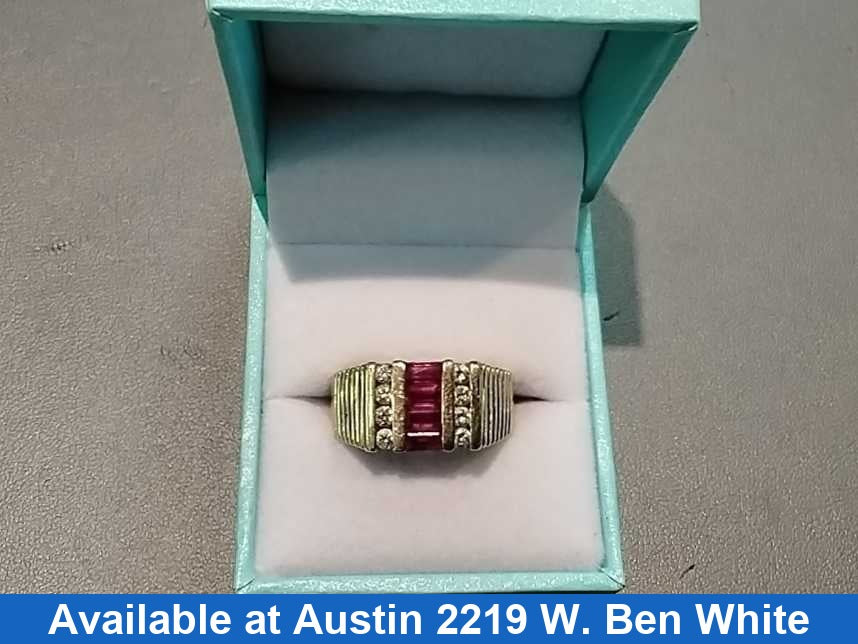 Men's Ring - Yellow Gold 14k (.585) 9.3 grams Size 7