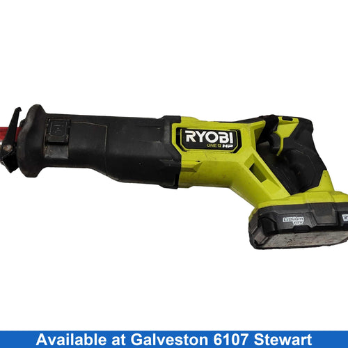 Ryobi Pblrs01 Green Cordless Reciprocating Saw