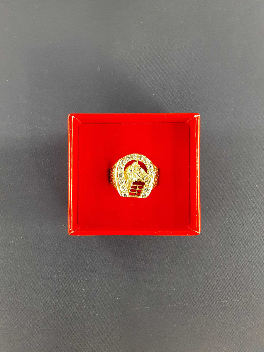 Men's Ring - Yellow Gold 14k (.585) 7.6 grams Size 10