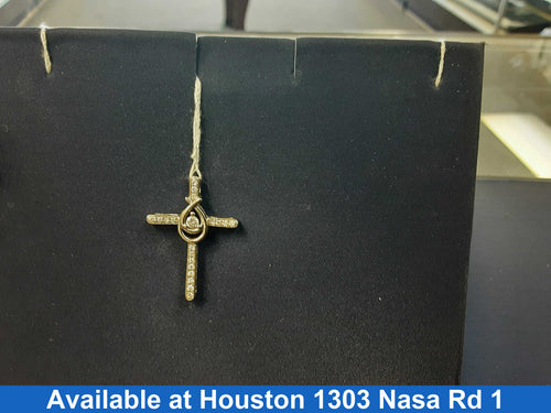Religious Pendant - White Gold 10k (.417) 2.3 grams