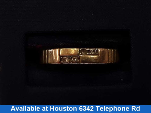 Women's Ring - Yellow Gold 14k (.585) 2.9 grams Size 20