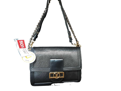 Louis Vuitton Dauphine Mm Black Purse / Handbag