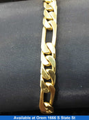 Figaro Bracelet - Yellow Gold 10k (.417) 31.5 grams 7 inch