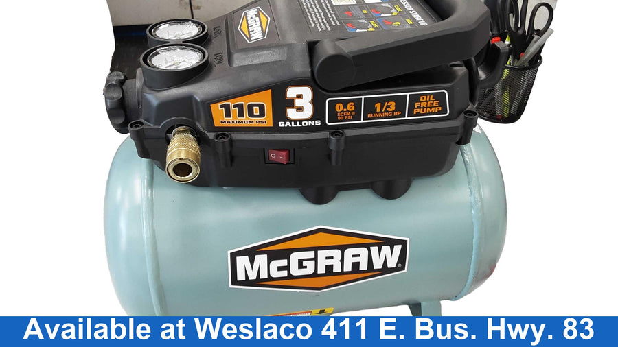 Mcgraw 57572 Blue Electric Compressor