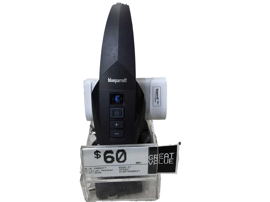 Blue Parrott B350-xt Black Aviation Headset