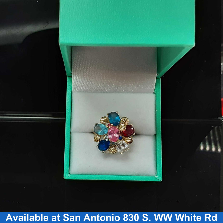 Women's Ring - Yellow Gold 14k (.585) 4 grams Size 6.5