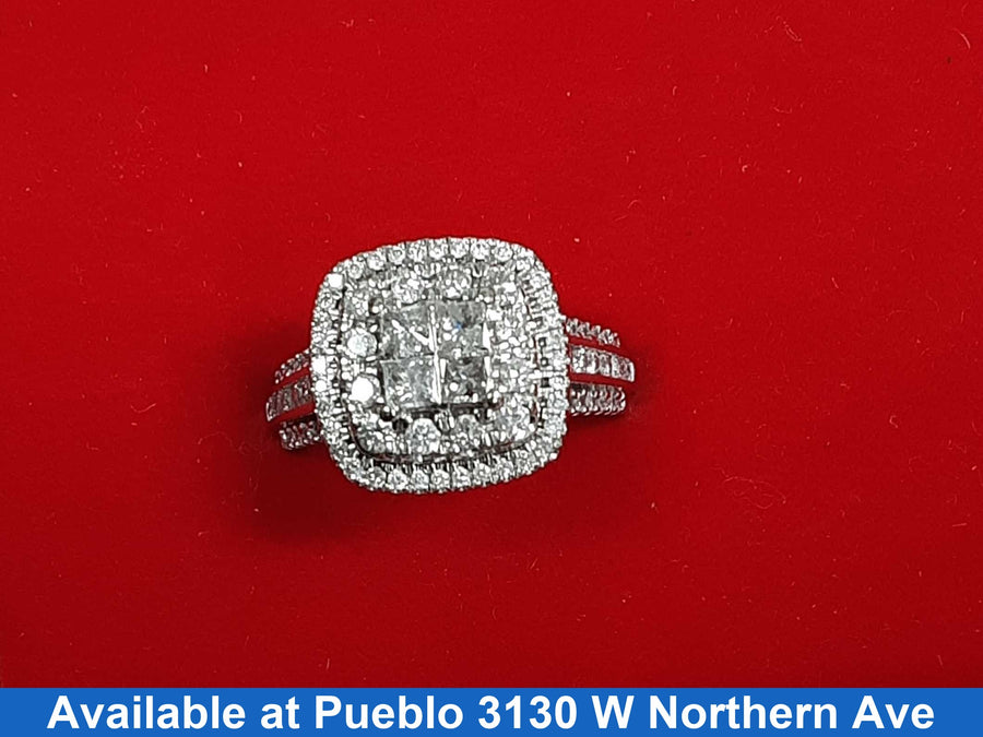 Women's Ring - White Gold 10k (.417) 4.1 grams Size 5