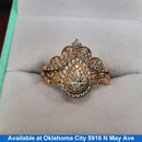 Women's Ring - Rose Gold 14k (.585) 4.8 grams Size 20