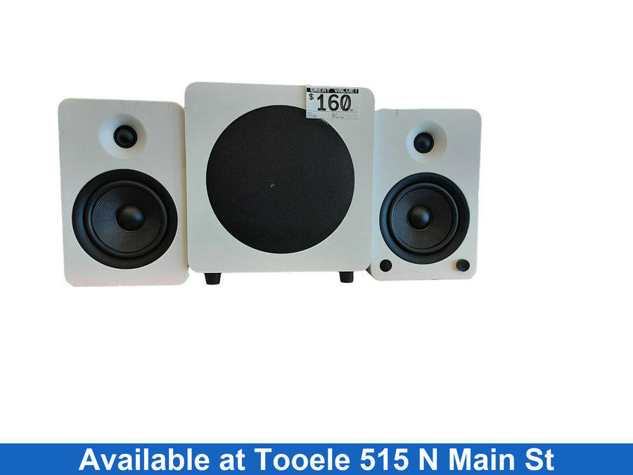 Kanto Sub 8 White Home Sound Bar Speaker