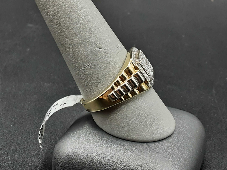 Men's Ring - Yellow Gold 10k (.417) 6.2 grams Size 10
