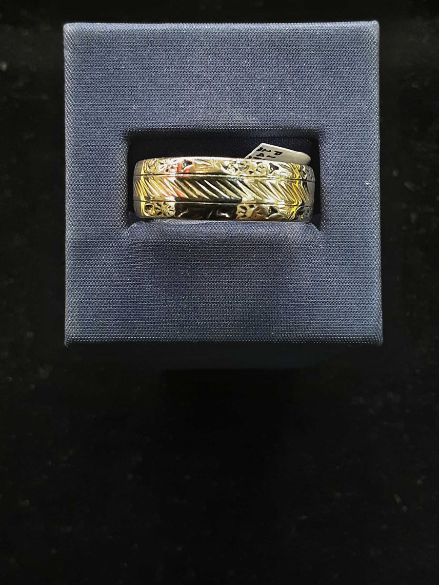 Ring - Wedding Band - Yellow Gold 14k (.585) 6.6 grams Size 11.5