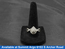 Women's Ring - White Gold 14k (.585) 4.6 grams Size 9.5