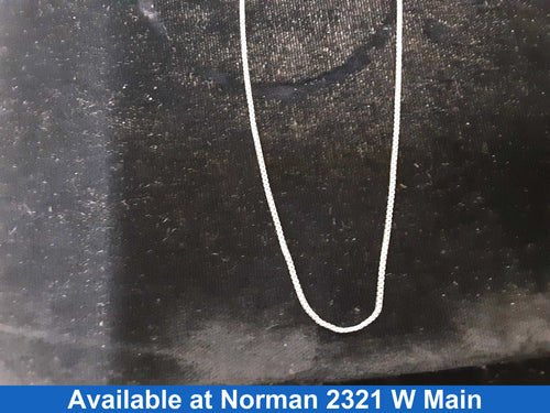 Box Chain - Silver 2 grams 18 inch