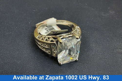 Women's Ring - White Gold 10k (.417) 7 grams Size 20