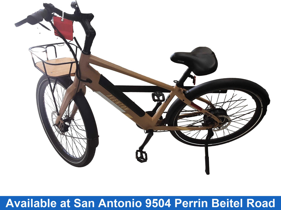 Aventon Pace 500 Beige / Tan Cruiser Bike