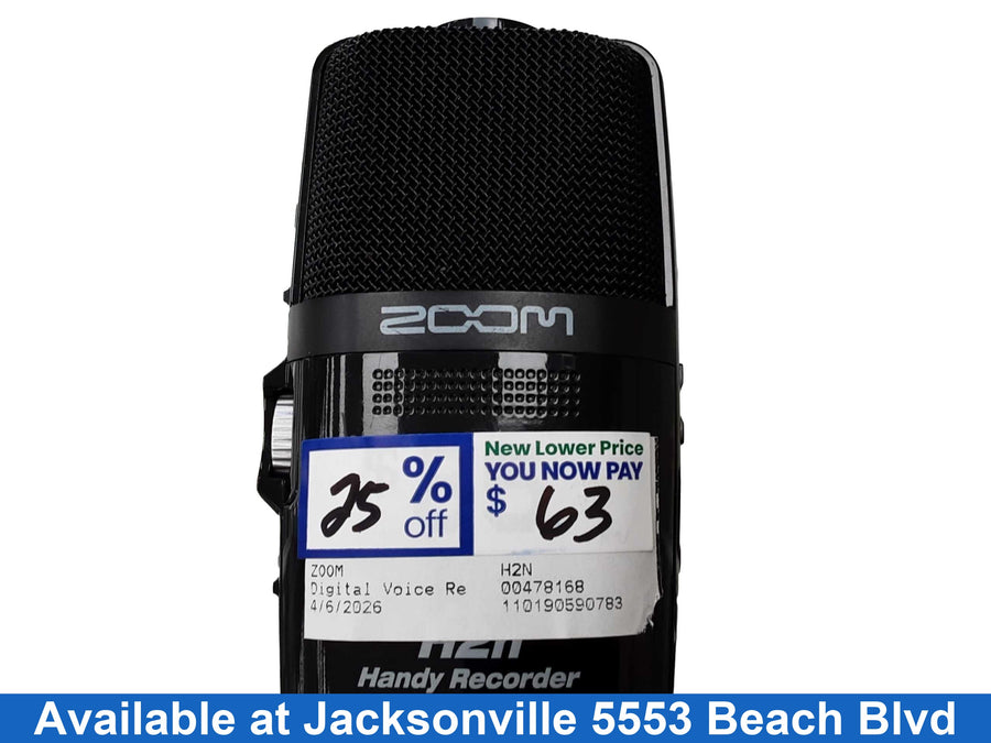 Zoom H2n Black Digital Voice Recorder