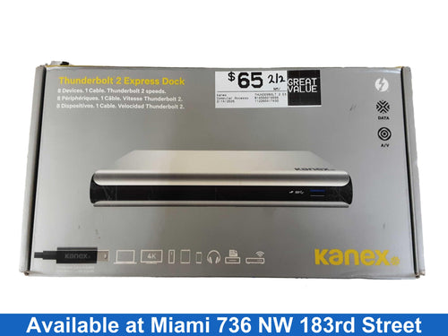 Kanex Thunderbolt 2 Express Dock Gray Computer Accessory