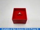 Women's Ring - Solitaire - White Gold 14k (.585) 2.2 grams Size 5.5