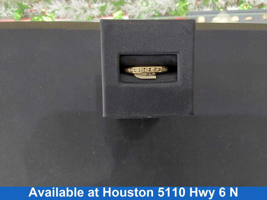 Ring - Wedding Band - White Gold 14k (.585) 2.3 grams Size 7.5