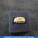 Men's Ring - Yellow Gold 14k (.585) 7.5 grams Size 11.5