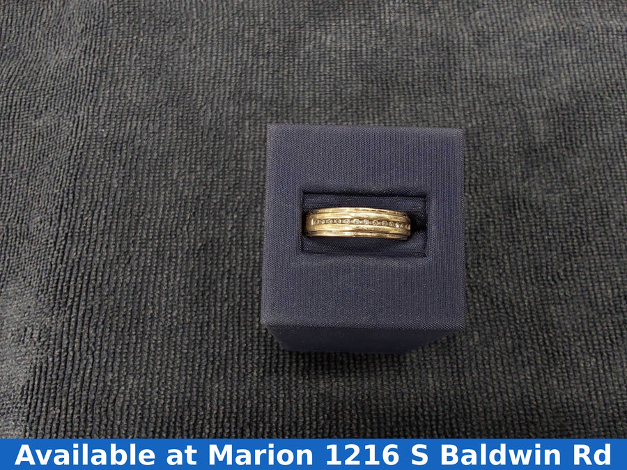 Ring - Wedding Band - Yellow Gold 10k (.417) 3.4 grams Size 6.5