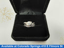 Ring - Wedding Set - White Gold 14k (.585) 4.7 grams Size 7