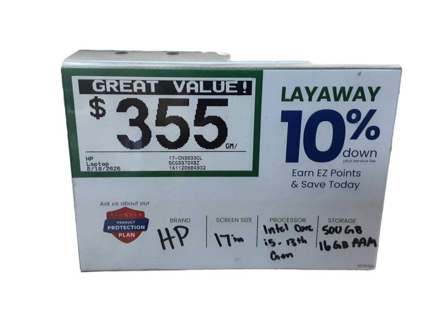Hp 17-cn3033cl Intel Core I5 - 13th Generation 16 Gb 500 Gb Gray Laptop