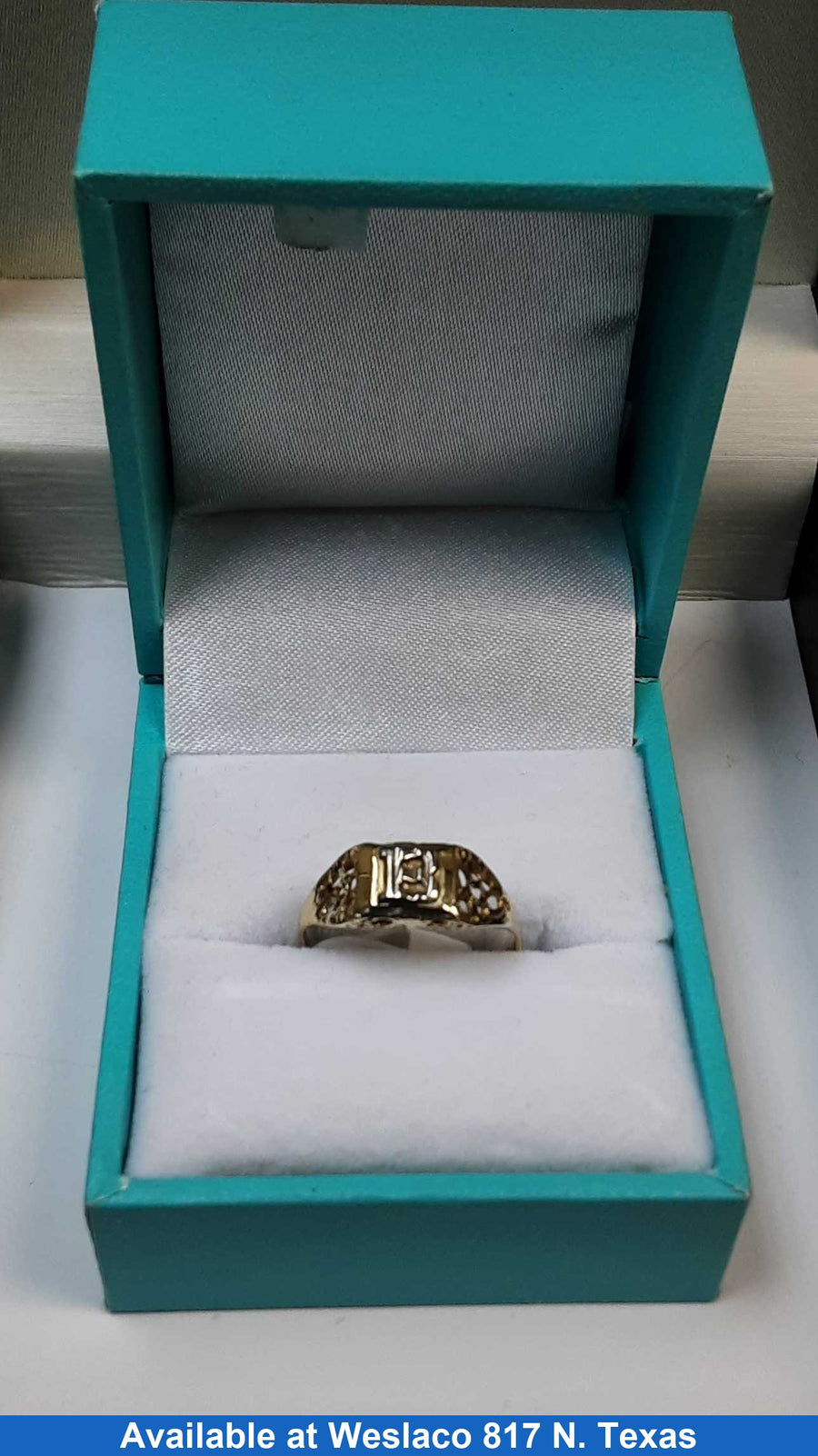 Women's Ring - Yellow Gold 10k (.417) 1.2 grams Size 5.5