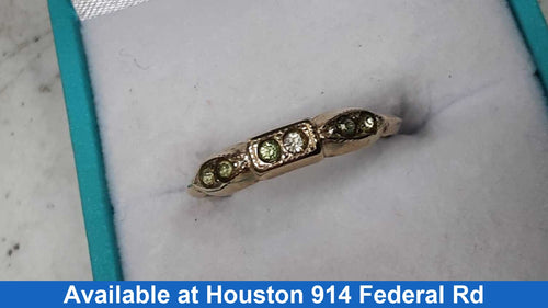 Women's Ring - Yellow Gold 10k (.417) 1.5 grams Size 7