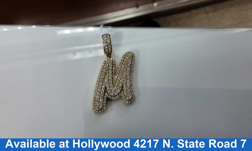 Diamond Pendant - Yellow Gold 14k (.585) 10.7 grams