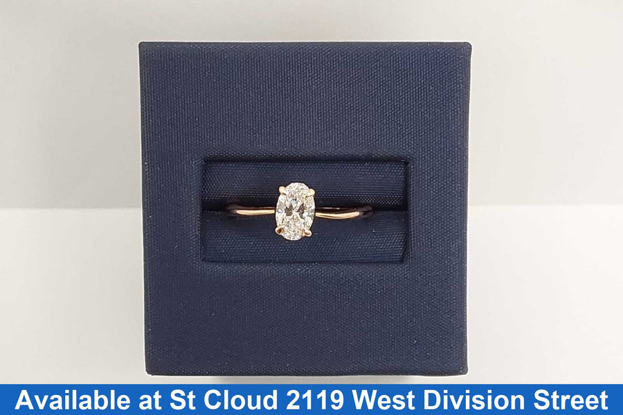 Women's Ring - Solitaire - Yellow Gold 14k (.585) 1.68 grams Size 6.5