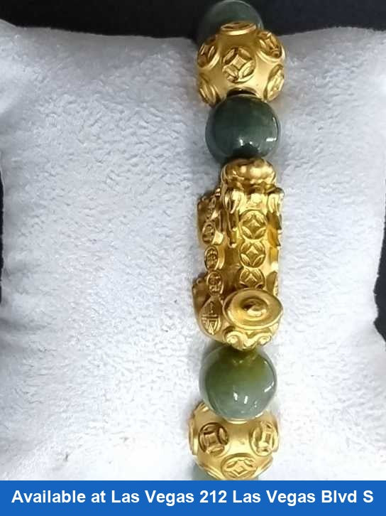 Bead Bracelet - Yellow Gold 24k (.999) 16 grams 12 inch