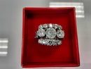 Ring - Wedding Set - Yellow Gold 14k (.585) 15.8 grams Size 20