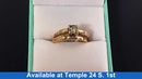 Ring - Engagement Set - Yellow Gold 14k (.585) 2.6 grams Size 9