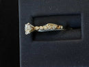 Ring - Engagement Set - Yellow Gold 14k (.585) 1.7 grams Size 6