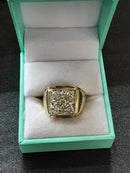 Men's Ring - Yellow Gold 14k (.585) 13.7 grams Size 7.5