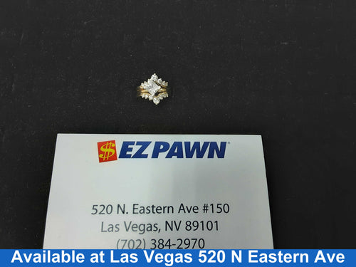 Ring - Engagement Set - Yellow Gold 14k (.585) 7.6 grams Size 8.5