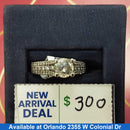 Women's Ring - White Gold 10k (.417) 2.3 grams Size 7