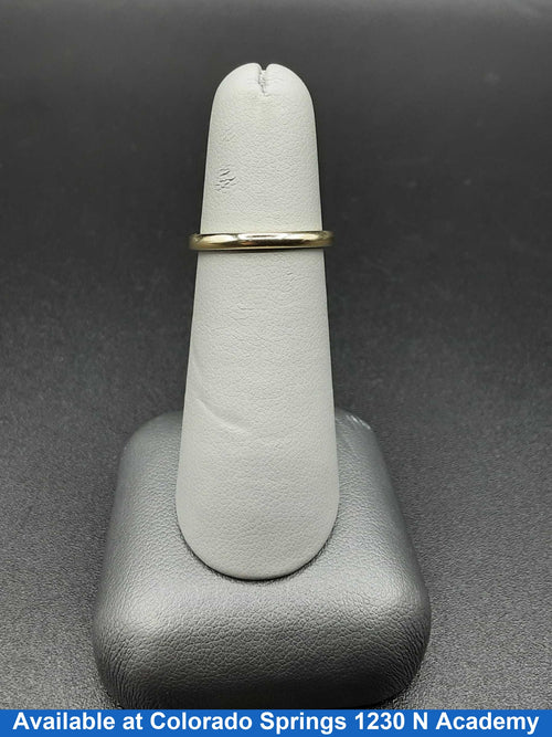 Ring - Wedding Band - Yellow Gold 14k (.585) 2.2 grams Size 5