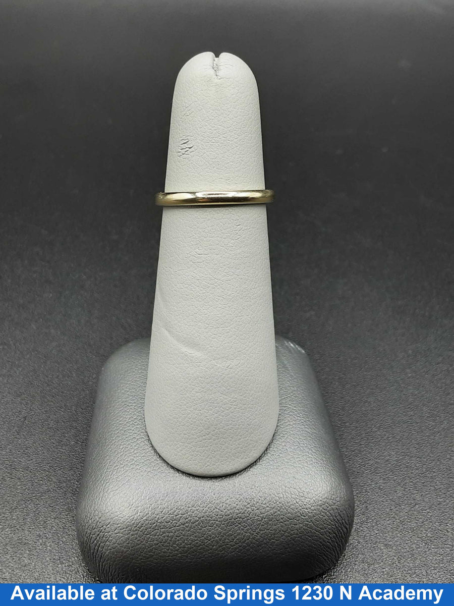 Ring - Wedding Band - Yellow Gold 14k (.585) 2.2 grams Size 5