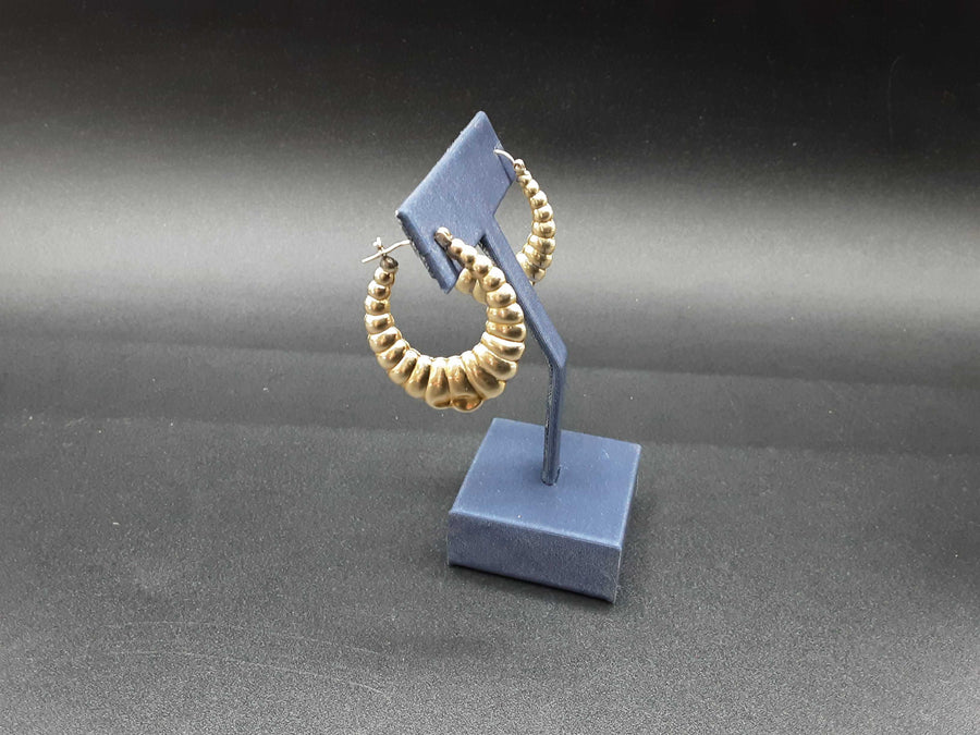 Shrimp Earrings - Yellow Gold 10k (.417) 4.6 grams