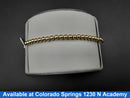 Bead Bracelet - Yellow Gold 18k (.750) 5.2 grams 8 inch