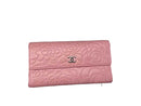 Chanel Camellia Pink Pink Wallet