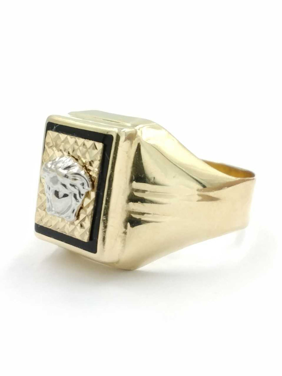 Men's Ring - Yellow Gold 14k (.585) 5.1 grams Size 10