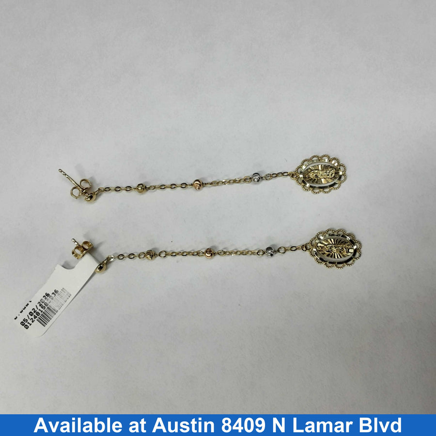 Pearl Earrings - Yellow Gold 14k (.585) 3.2 grams