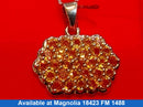 Diamond Pendant - Silver 5.9 grams