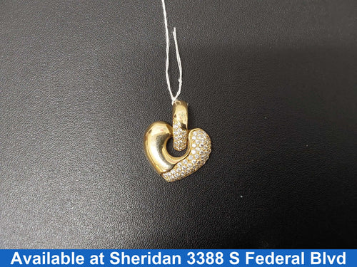 Diamond Pendant - Yellow Gold 14k (.585) 9.7 grams