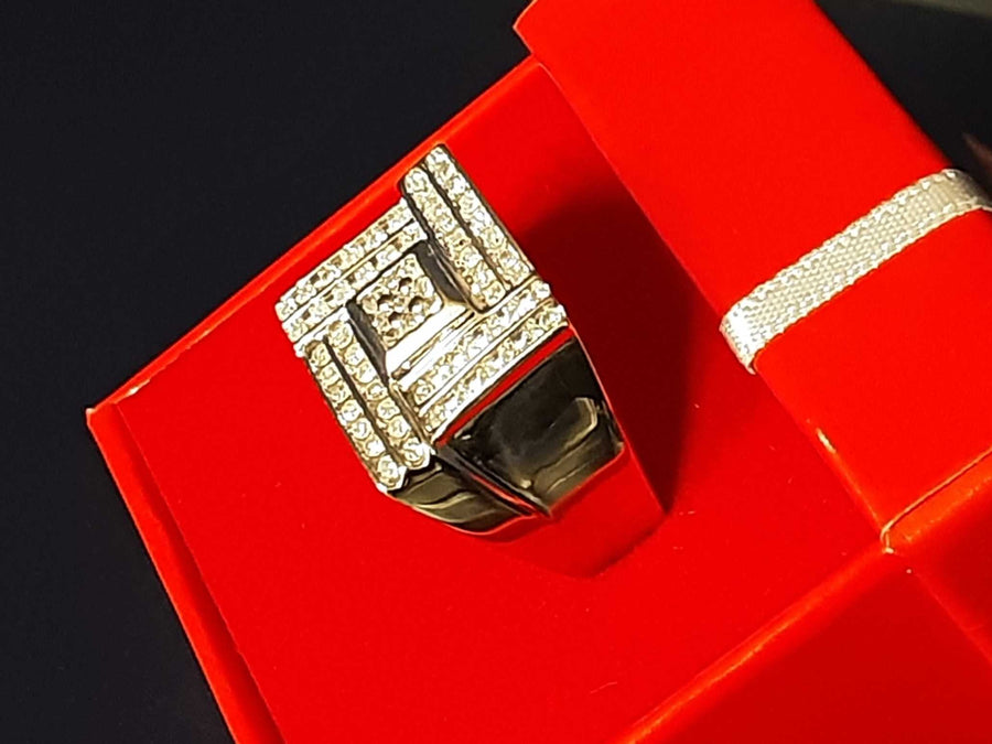 Men's Ring - Double Frame