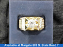 Men's Ring - Yellow Gold 10k (.417) 6.9 grams Size 6.5