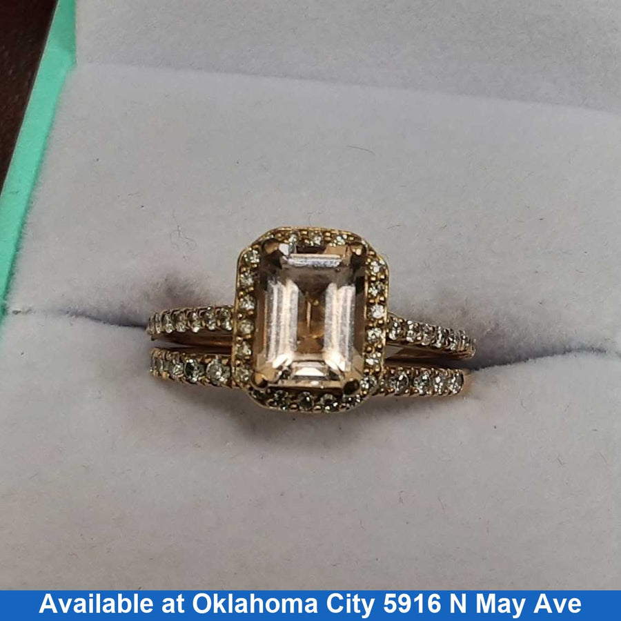 Ring - Engagement Set - Rose Gold 10k (.417) 4.5 grams Size 20